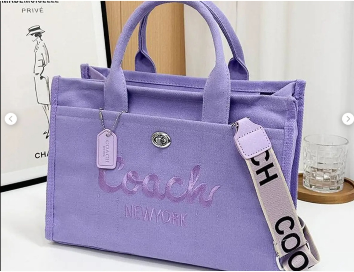 Lilac handbag