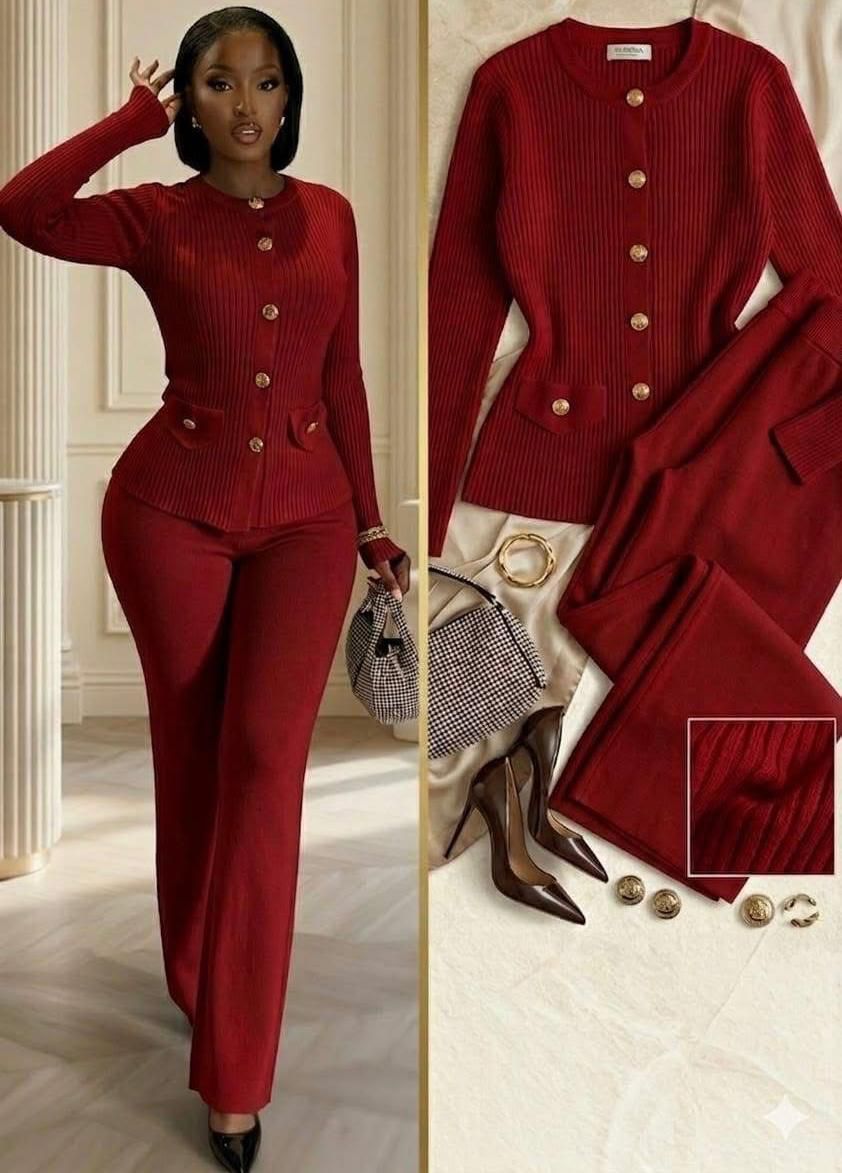 Maroon winter 2 piece